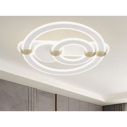 Ρυθμιζόμενο LED φωτιστικό οροφής LED/120W/230V 3000-6500K με τηλεχειριστήριο