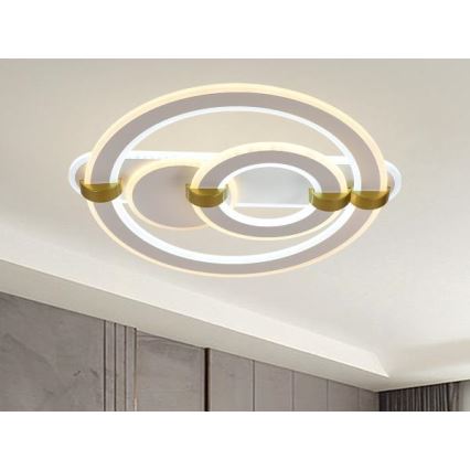 Ρυθμιζόμενο LED φωτιστικό οροφής LED/120W/230V 3000-6500K με τηλεχειριστήριο