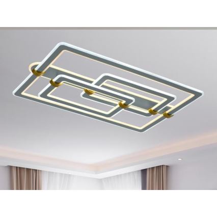 Ρυθμιζόμενο LED φωτιστικό οροφής LED/280W/230V 3000-6500K + τηλεχειριστήριο