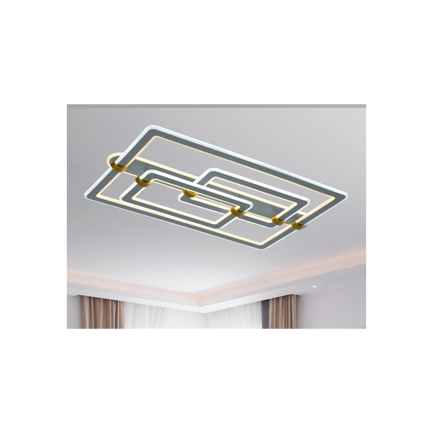 Ρυθμιζόμενο LED φωτιστικό οροφής LED/280W/230V 3000-6500K + τηλεχειριστήριο