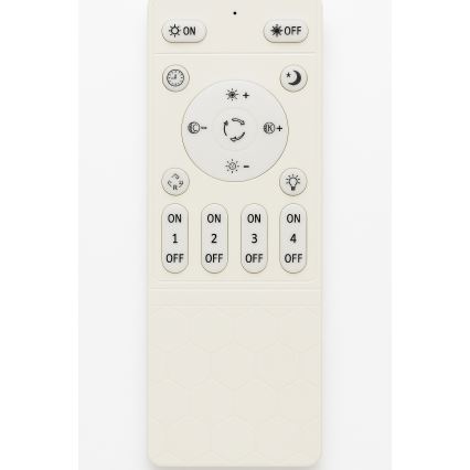 Ρυθμιζόμενο LED φωτιστικό οροφής LED/45W/230V 3000-6500K μαύρο + τηλεχειριστήριο