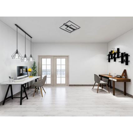 Ρυθμιζόμενο LED φωτιστικό οροφής LED/95W/230V 3000-6500K + τηλεχειριστήριο