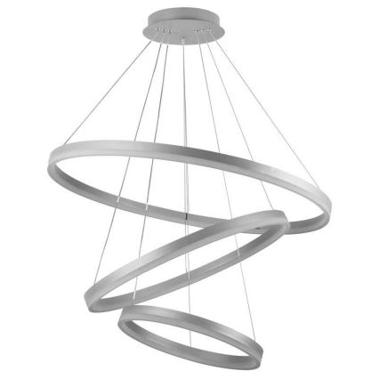 Ρυθμιζόμενο LED φωτιστικό οροφής με καλώδιο LED/125W/230V 3000-6500K διάμ. 80 εκ. + τηλεχειριστήριο