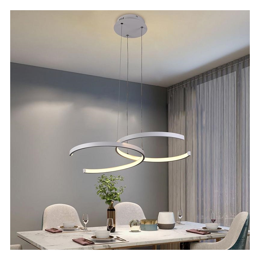 Ρυθμιζόμενο LED φωτιστικό οροφής με καλώδιο LED/50W/230V 3000-6500K + τηλεχειριστήριο
