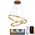 Ρυθμιζόμενο LED φωτιστικό οροφής με καλώδιο LED/70W/230V 3000-6500K διάμετρος 60 εκ. + τηλεχειριστήριο
