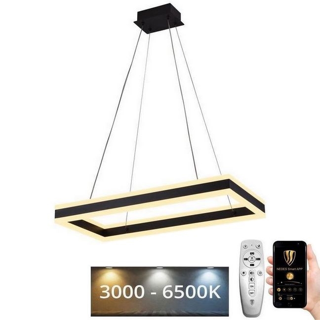 Ρυθμιζόμενο LED φωτιστικό οροφής με καλώδιο LED/80W/230V 3000-6500K + τηλεχειριστήριο
