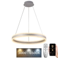 Ρυθμιζόμενο LED φωτιστικό οροφής με καλώδιο LED/85W/230V 3000-6500K διάμ. 60 εκ. + τηλεχειριστήριο