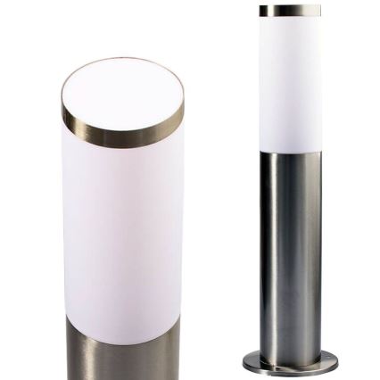 LED RGBW ρυθμιζόμενο εξωτερικό φωτιστικό LIVIA 1xE27/6,5W/230V 2700-6500K Wi-Fi 45 cm IP44 ασημί