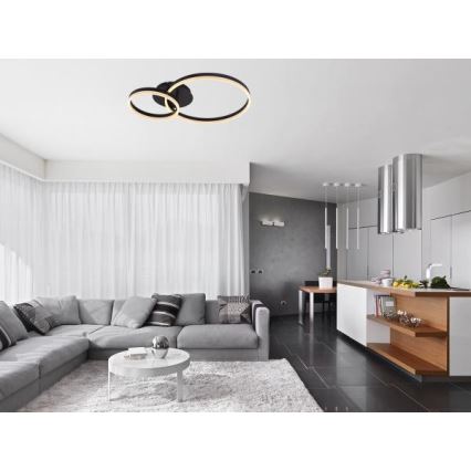 Ρυθμιζόμενο φωτιστικό οροφής LED/55W/230V 3000-6500K + τηλεχειριστήριο