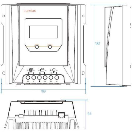 Ρυθμιστής φόρτισης MPPT MT3075 12/24V/30A