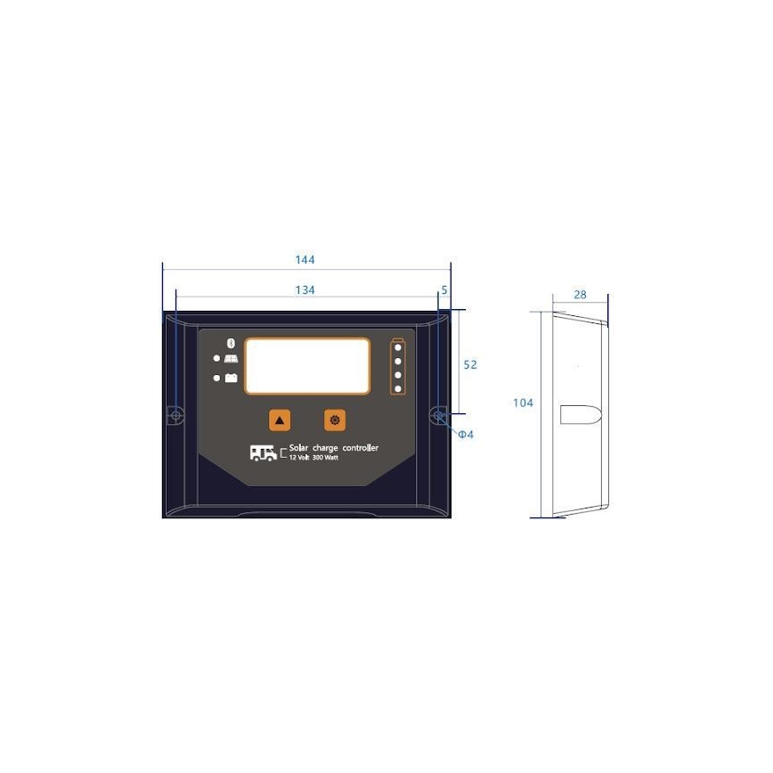 Ρυθμιστής φόρτισης PWM 12V/20A