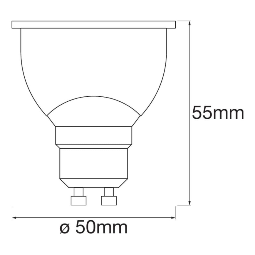 ΣET 3x LED RGB Dimming λαμπτήρες SMART+ GU10/4,9W/230V 2,700K-6,500K - Ledvance