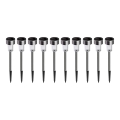 ΣΕΤ 10x Ηλιακός LED Φωτισμός LED/0,06W/1,2V 6000K IP44 40 mAh