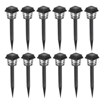 ΣΕΤ 12x Ηλιακή λάμπα LED LED/0,06W/1,2V 6500K IP44