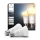 Σετ 2 τεμ. ρυθμιζόμενες LED λάμπες Philips Hue WHITE AMBIANCE E27/6W/230V 1000-20000K