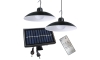 ΣΕΤ 2x LED Dimming solar κρεμαστό φωτιστικό με ένα dusk αισθητήρας LED/6W/3,7V 2000 mAh IP44 + τηλεχειριστήριο