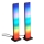 ΣΕΤ 2x LED RGB Eπιτραπέζια λάμπα dimming GAMER LED/5W/5V + τηλεχειριστήριο