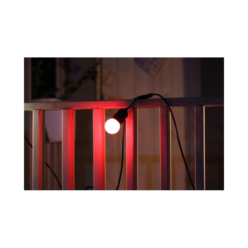 ΣΕΤ 2x  LED Λαμπτήρες PARTY E27/0,5W/36V κόκκινο