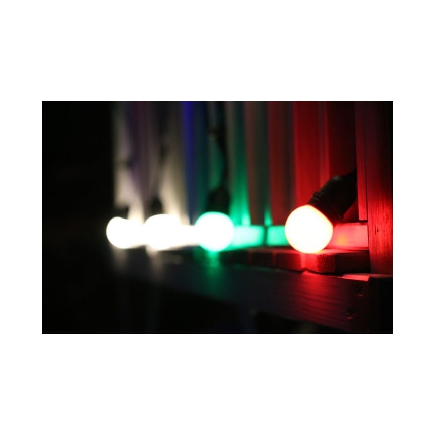 ΣΕΤ 2x  LED Λαμπτήρες PARTY E27/0,5W/36V κόκκινο