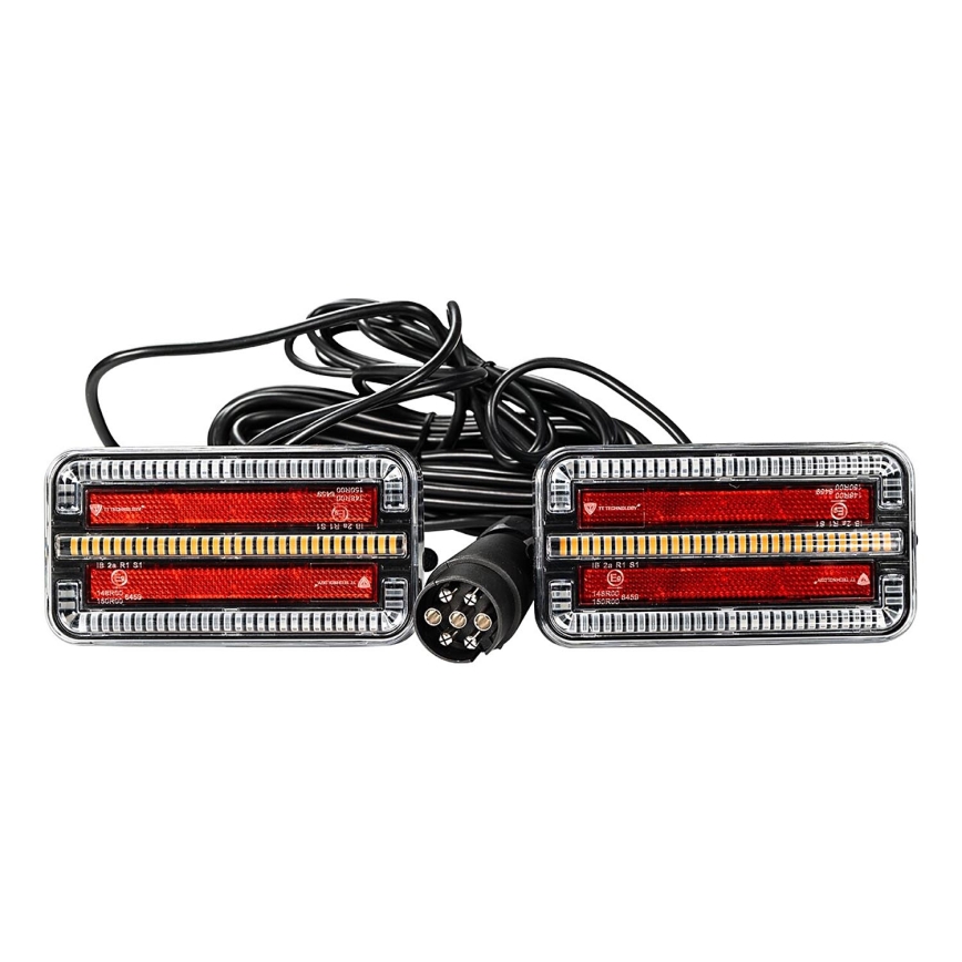 ΣΕΤ 2x LED Πίσω φώτα με δυναμικό φλας LED/12-24V IP65