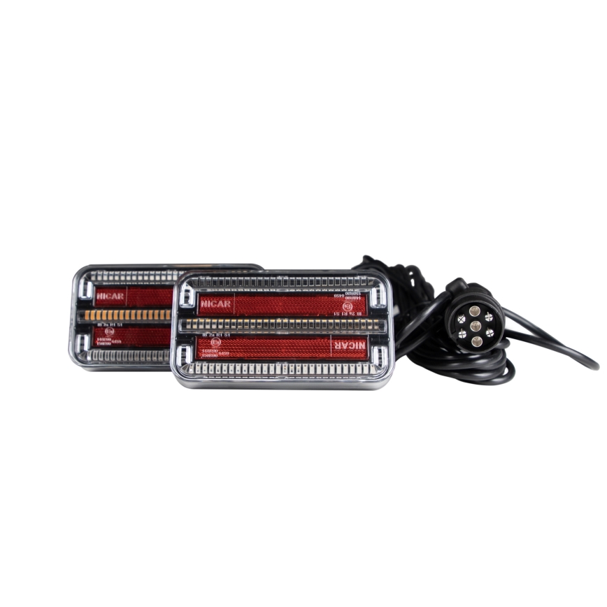 ΣΕΤ 2x LED Πίσω φώτα με δυναμικό φλας LED/12-24V IP65