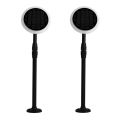 ΣΕΤ 2x LED Ρυθμιζόμενο ηλιακό φωτιστικό GARDEN LED/3W/5V 42-80 cm 3000K IP65 1000 mAh