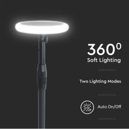 ΣΕΤ 2x LED Ρυθμιζόμενο ηλιακό φωτιστικό GARDEN LED/3W/5V 42-80 cm 4000K IP65