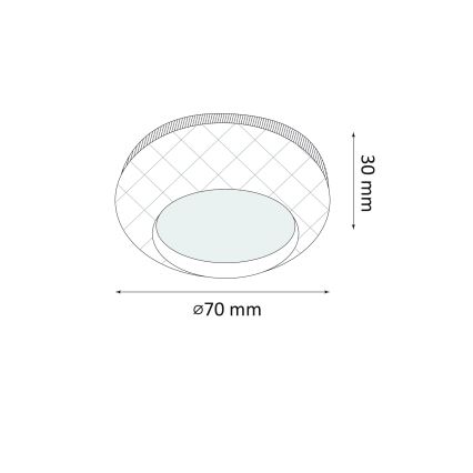 ΣΕΤ 2x LED Φωτιστικό Ενδεικτικής Αφής LED/4,5V/3xAAA