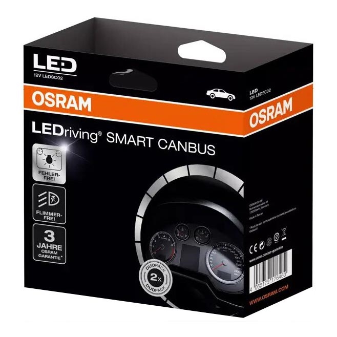 ΣΕΤ 2x LEDriving SMART CANBUS - Osram