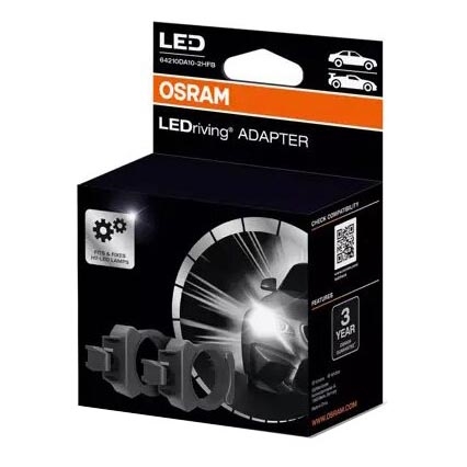 ΣΕΤ 2x LEDriving Αντάπτορας λαμπτήρας πρίζα - Osram