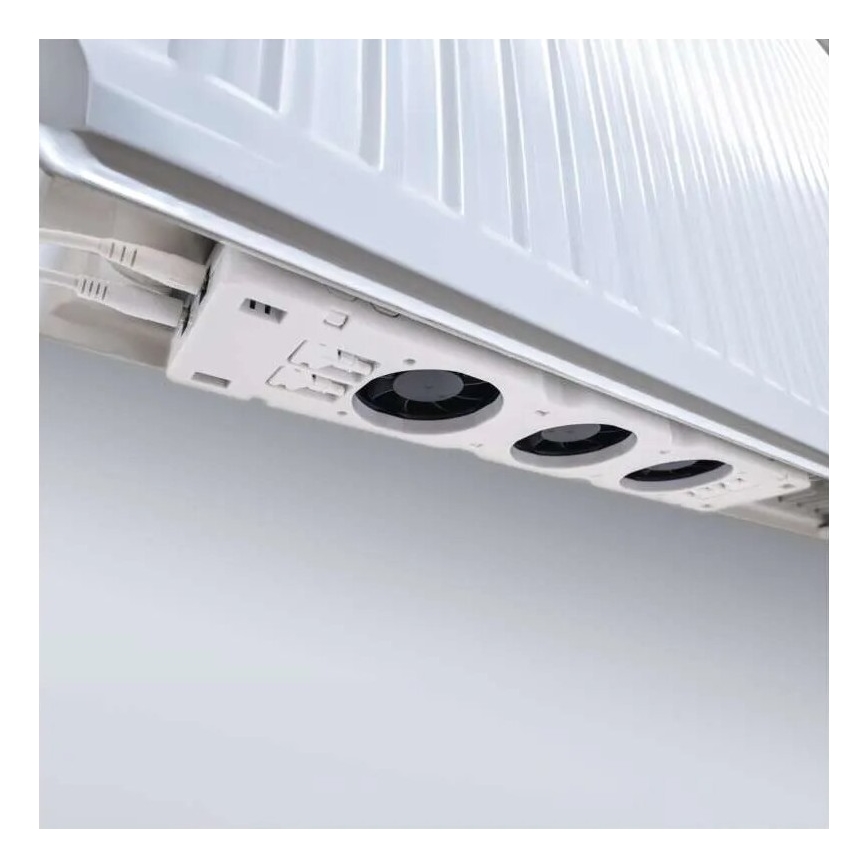 ΣΕΤ 2x Ανεμιστήρας ψυγείου 5/230V λευκό