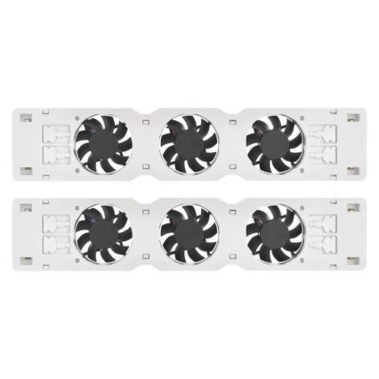 ΣΕΤ 2x Ανεμιστήρας ψυγείου 5/230V λευκό