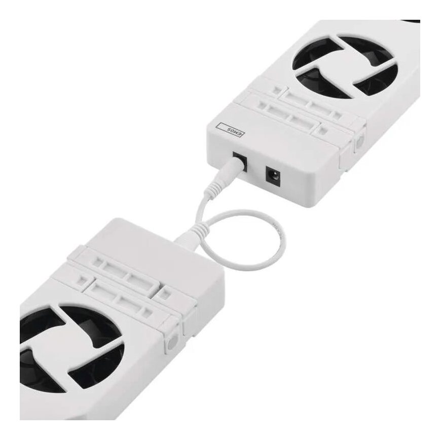 ΣΕΤ 2x Ανεμιστήρας ψυγείου 5/230V λευκό
