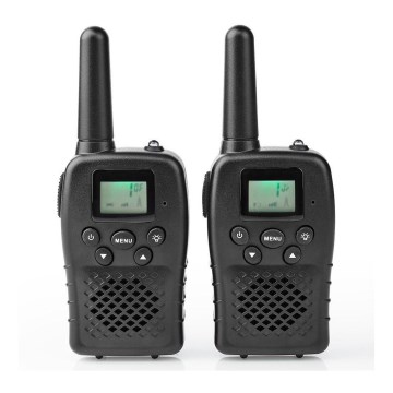 ΣΕΤ 2x Ασύρματο walkie-talkie πομποδεκτής με φως LED 3xAAA εμβέλεια 10 km