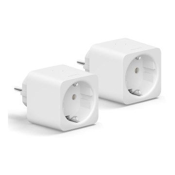 ΣΕΤ 2x Έξυπνη πρίζα Philips Hue Smart φις EU SCHUKO