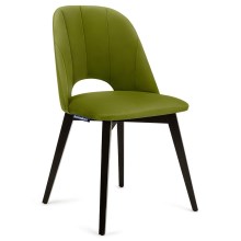 ΣΕΤ 2x Καρέκλα τραπεζαρίας BOVIO 86x48 cm ανοιχτό πράσινο/οξιά