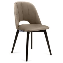 ΣΕΤ 2x Καρέκλα τραπεζαρίας BOVIO 86x48 cm μπεζ/οξιά