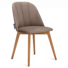 ΣΕΤ 2x Καρέκλα τραπεζαρίας RIFO 86x48 cm μπεζ/οξιά