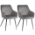 ΣΕΤ 2x Καρέκλες τραπεζαρίας RICO γκρι