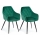 ΣΕΤ 2x Καρέκλες τραπεζαρίας SAMETTI πράσινο