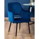 ΣΕΤ 2x Καρέκλες τραπεζαρίας SENKO μπλε