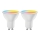 ΣΕΤ 2x Λάμπα LED RGBW Dimmable MESH Smart GU10/6,5W/230V 2700-6500K - Aigostar