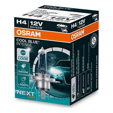 ΣΕΤ 2x Λάμπα Αυτοκινήτου COOL BLUE H4 P43t/60/55W/12V 5000K - Osram