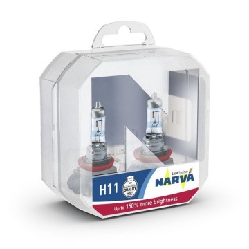 ΣΕΤ 2x Λάμπα αυτοκινήτου H11 PGJ19-2/55W/12V - Narva 48101RPNVAS2