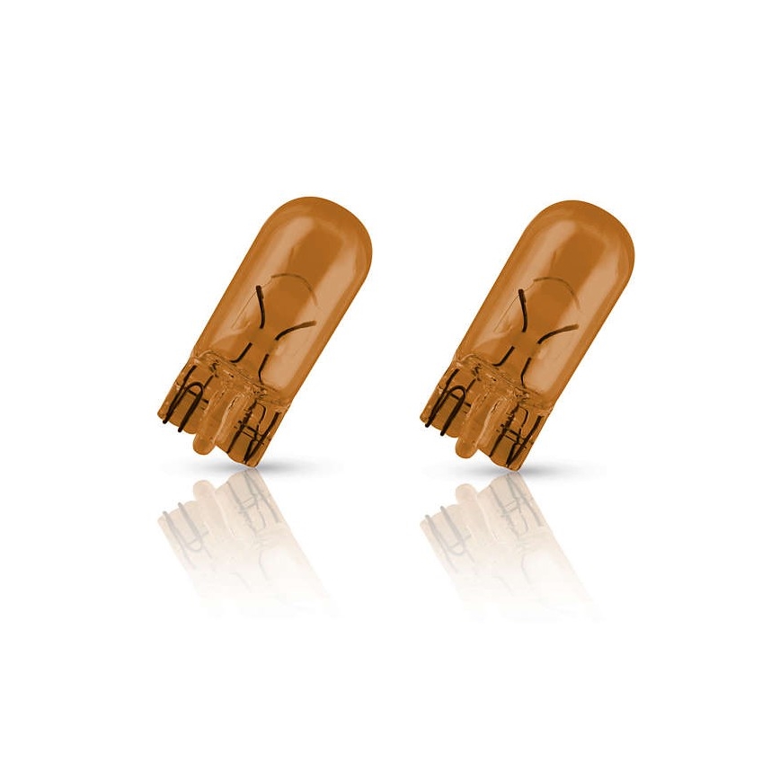 ΣΕΤ 2x Λάμπα αυτοκινήτου Philips VISION 12396B2 W2,1x9,5D/5W/12V