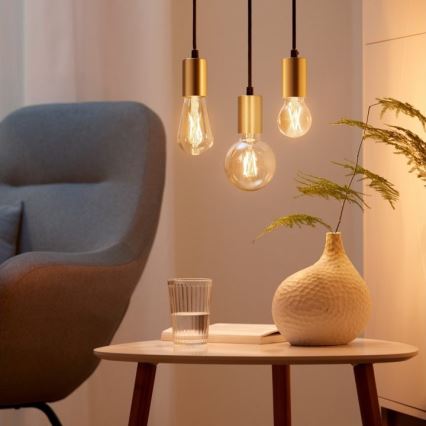 ΣΕΤ 2x Λάμπες LED Dimmable VINTAGE FILAMENT ST64 E27/6,7W/230V 2000-5000K Wi-Fi - WiZ