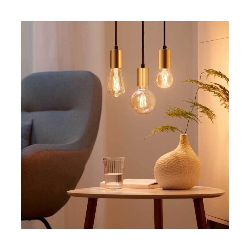 ΣΕΤ 2x Λάμπες LED Dimmable VINTAGE FILAMENT ST64 E27/6,7W/230V 2000-5000K Wi-Fi - WiZ
