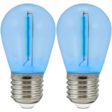 ΣΕΤ 2x Λάμπες LED PARTY E27/0,3W/36V μπλε