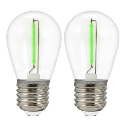 ΣΕΤ 2x Λάμπες LED PARTY E27/0,3W/36V πράσινο