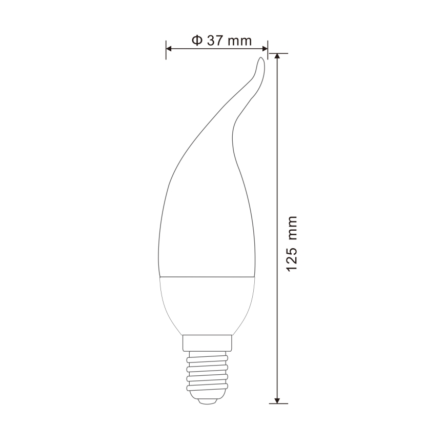 ΣΕΤ 2x Λαμπτήρας LED E14/3W/230V 3000K - Globo
